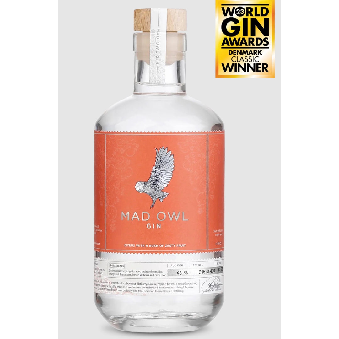 Mad Owl Gin - Citrus 46% 50 cl. (Kopi)