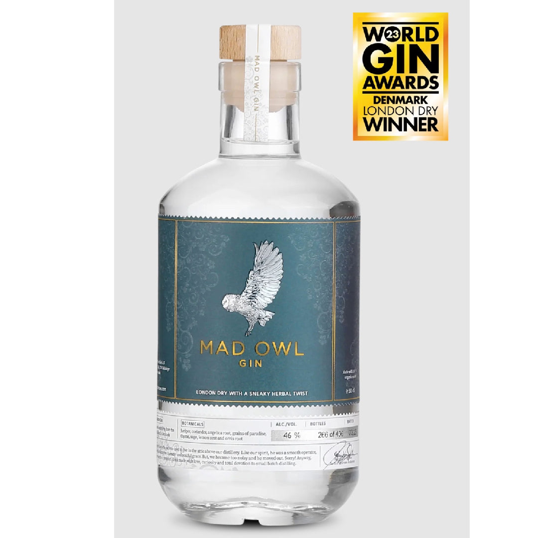 Mad Owl Gin - London Dry 46% 50 cl.
