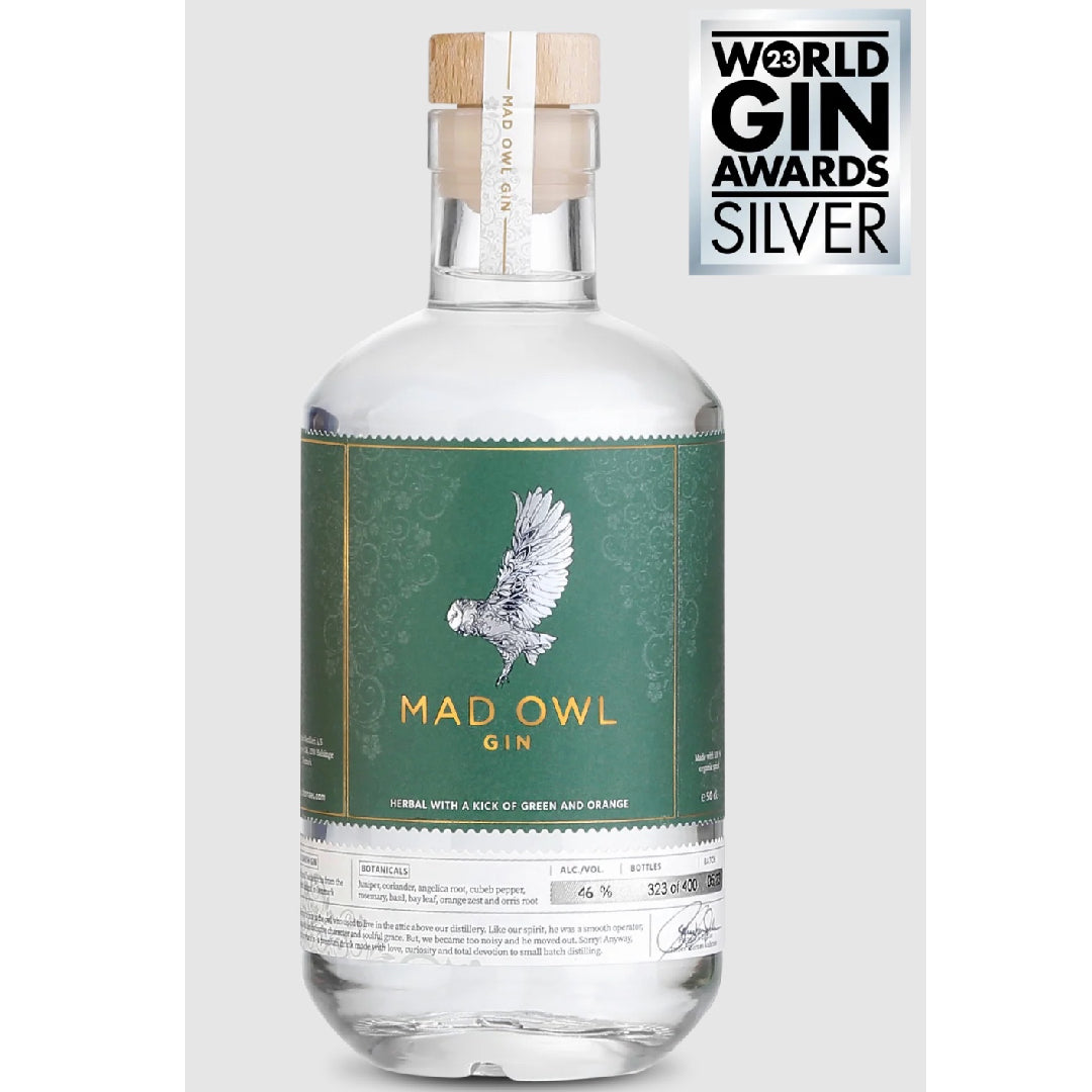 Mad Owl Gin - Herbal 46% 50 cl.